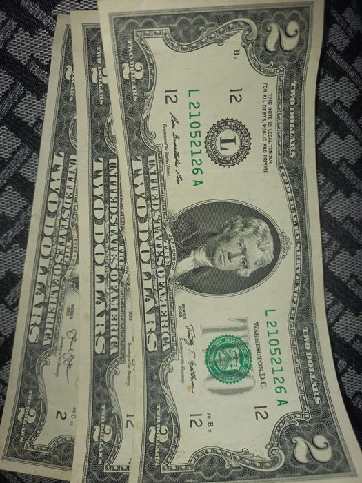 Колекційні два 2 долари