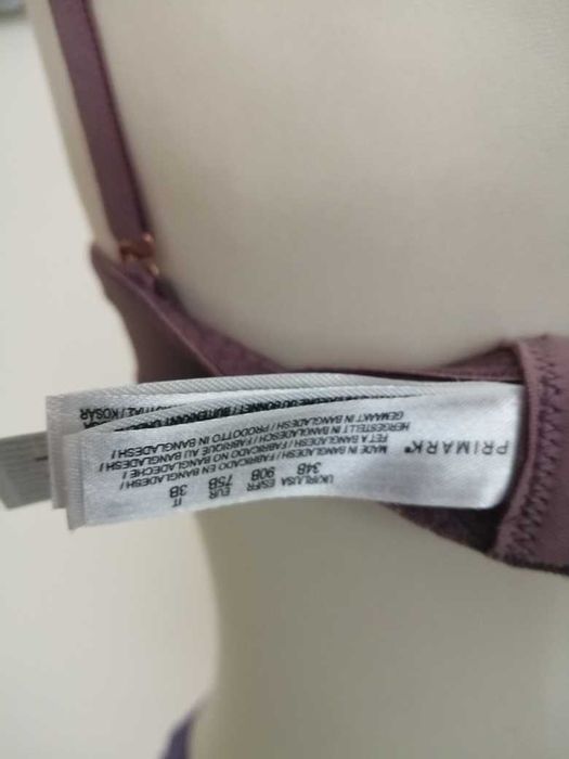 Primark biustonosz 75B - ciemny róż