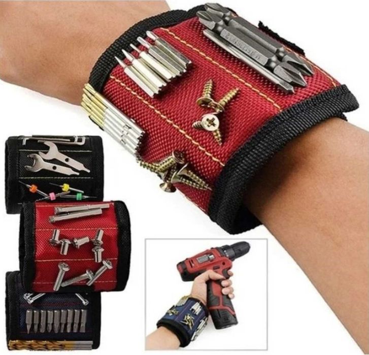 Магнітний браслет для інструментів (5 магнітів)