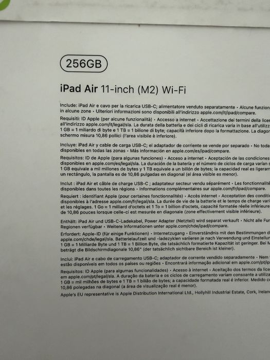 iPad Air 11 M2 - 256GB Selado
