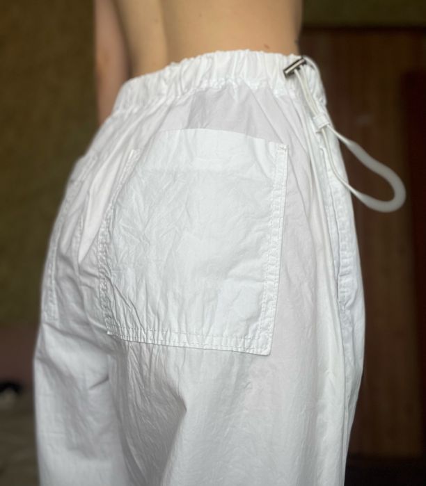 Штани жіночі широкі білі