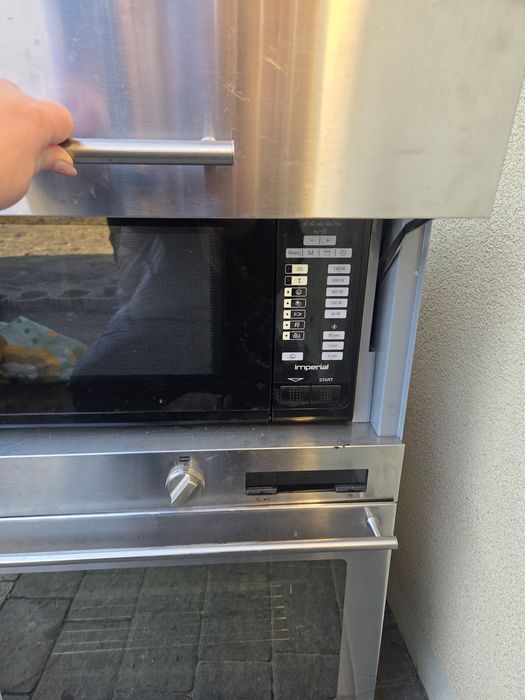 Mikrofalówka z piekarnikiem sprawne