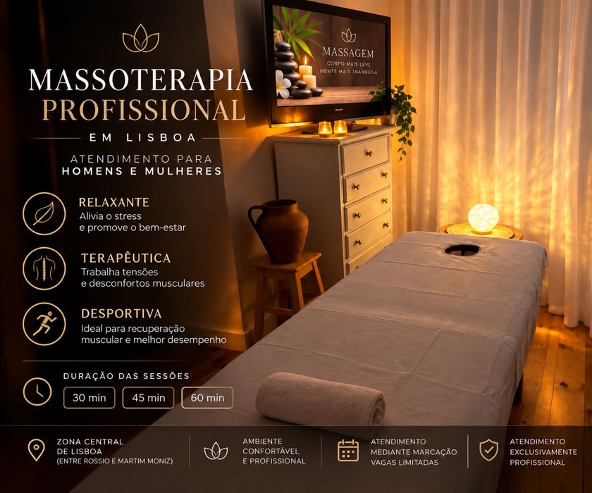 Massagista em lisboa - massagista masculino