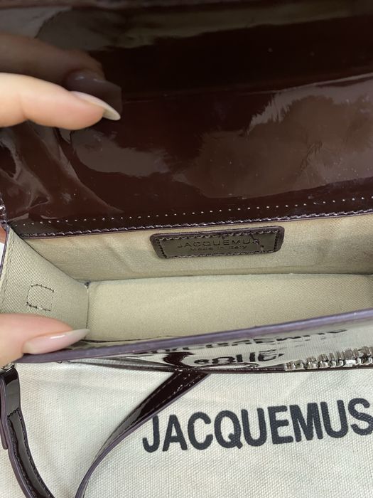 Сумка Жакмюс лакова, міні