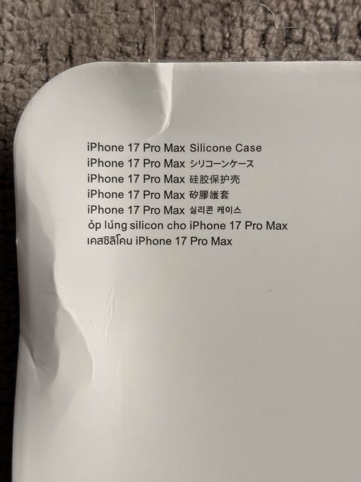 Etui iPhone 17 PRO MAX granatowe północ