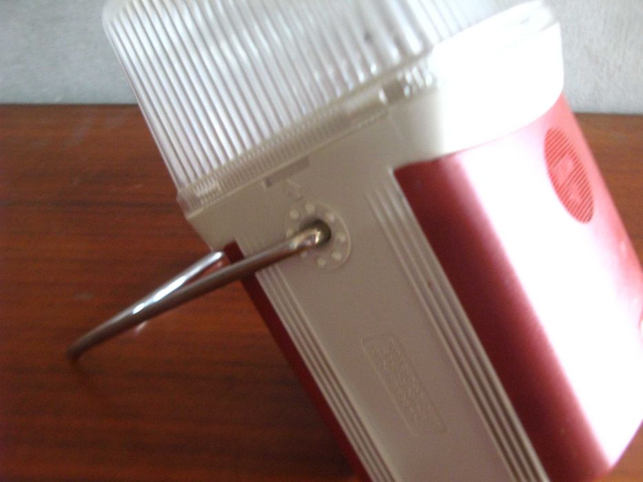 Luz de tocha vintage. Fabricado pela empresa espanhola Cegasa