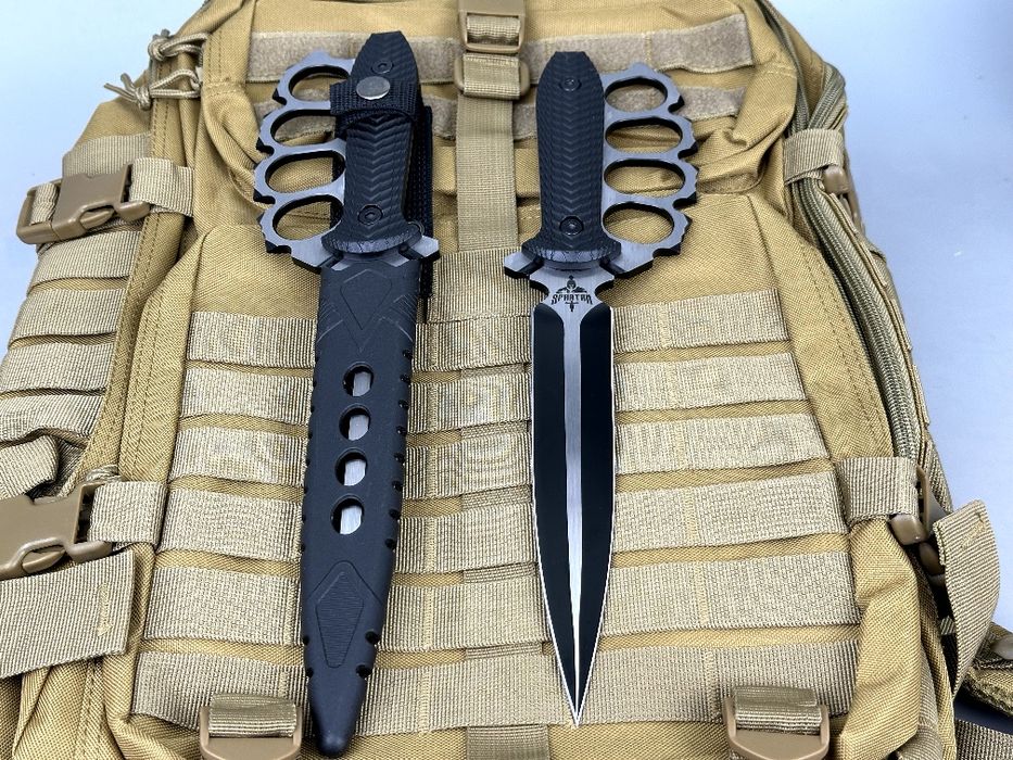 Тактичний ніж Фултанг.  Нож с защитой для руки
