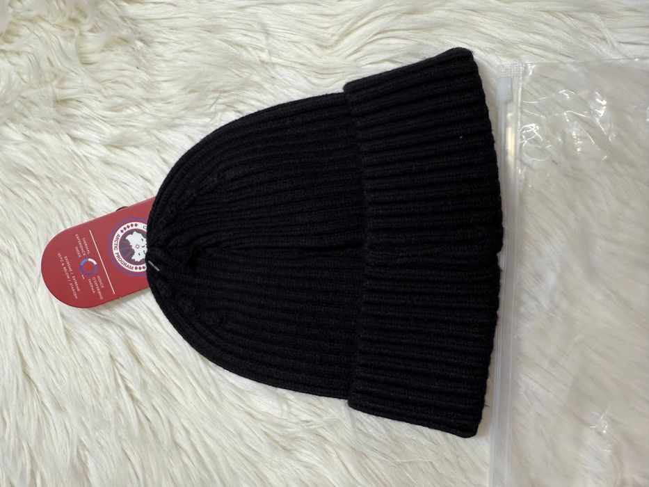 Шапка Canada goose | Зимова Шапка Канадський гусь | тепла наложка