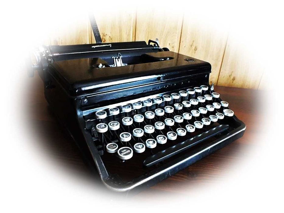 Torpedo stara maszyna do pisania + Kufer Mega Zabytek !!