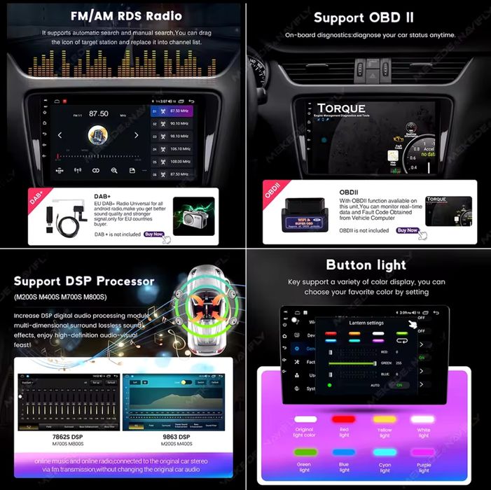 Rádio Android Volvo 2000-09 Xc70 V70 S60 CARPLAY GPS WIFI 2/32GB BT