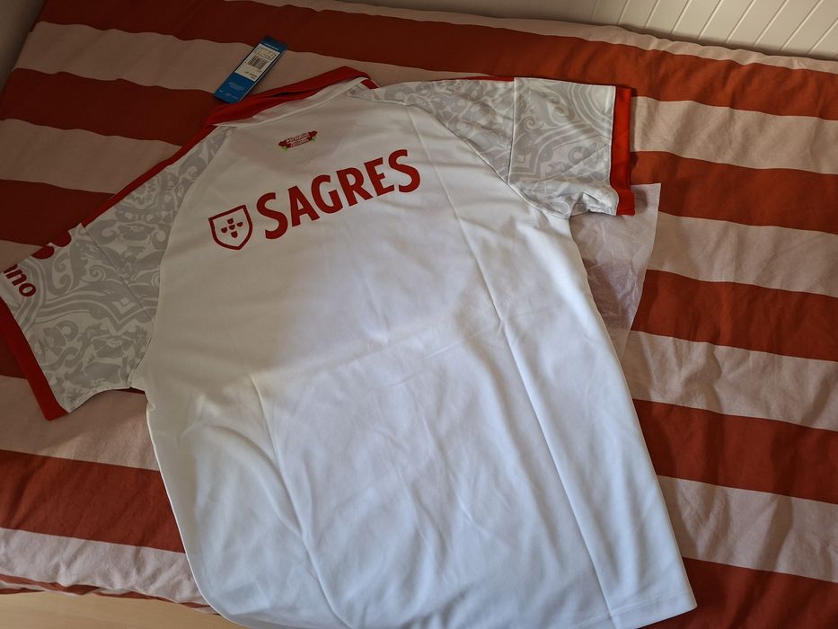 Camisola SL Benfica 2026/2027 Alternativa Branca - Tamanho XL (Nova c/ Etiqueta)