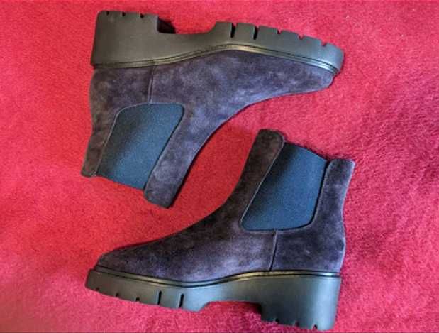 Брендовые женские челси UNISA /р.39/ нат. замша/ оригинал, Испания/