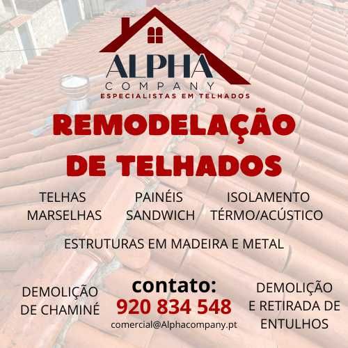 Remodelação geral de telhados