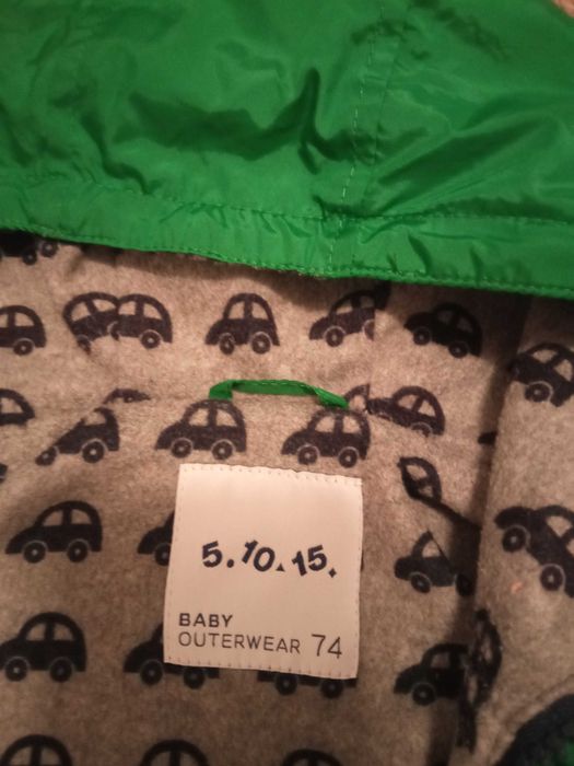 Kurtka jesienna z podszewką 74 , 5-10-15