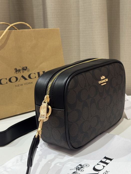 Сумка крос-боді Coach Jamie Camera Bag Large Brown коач коуч