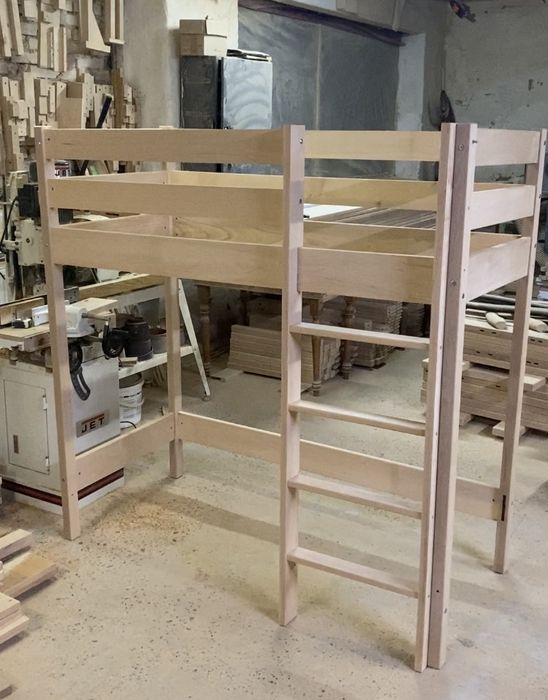 Ліжко дитяче двоповерхове монтессорі двухэтажная кровать матрас