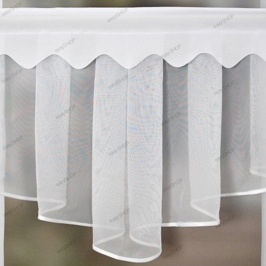 Komplet firan z zazdroskami białe na zakładki