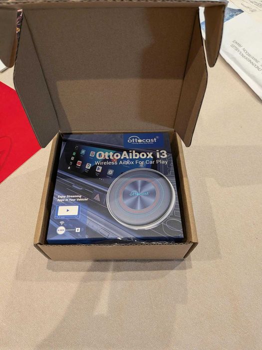 OttoAibox i3 Ottocast - Adaptador Wireless CarPlay/Android Auto - Novo