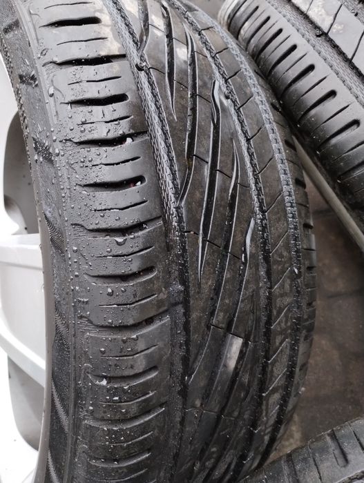 Sprzedam  letnie opony z alufelgami. kia.