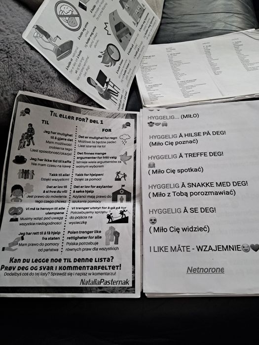Materiał do nauki jez.norweskiego
