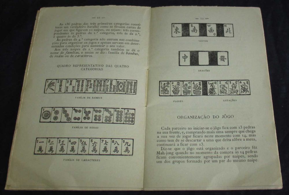 Livro Mah-Jong Teoria Prática e Regras do Jogo Lung-Chang