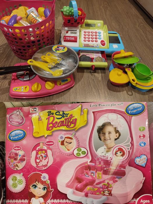 Каса з продуктами, трюмо