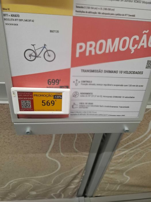 Bicicleta todo terreno BTT como nova