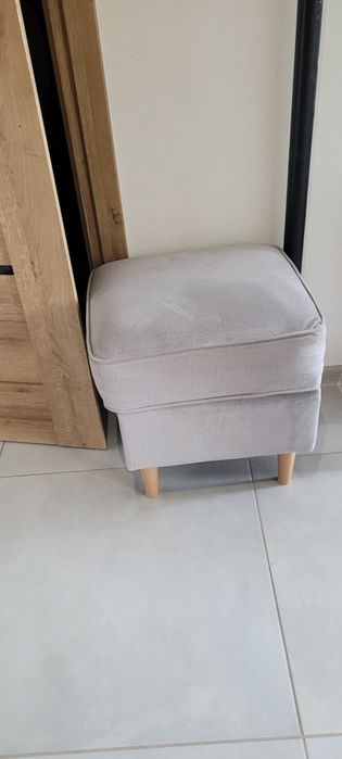 Fotel uszak + podnóżek