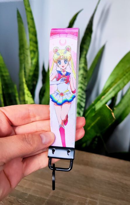 Sailor Moon - skórzany breloczek.