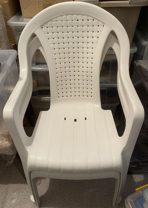Cadeiras de plástico