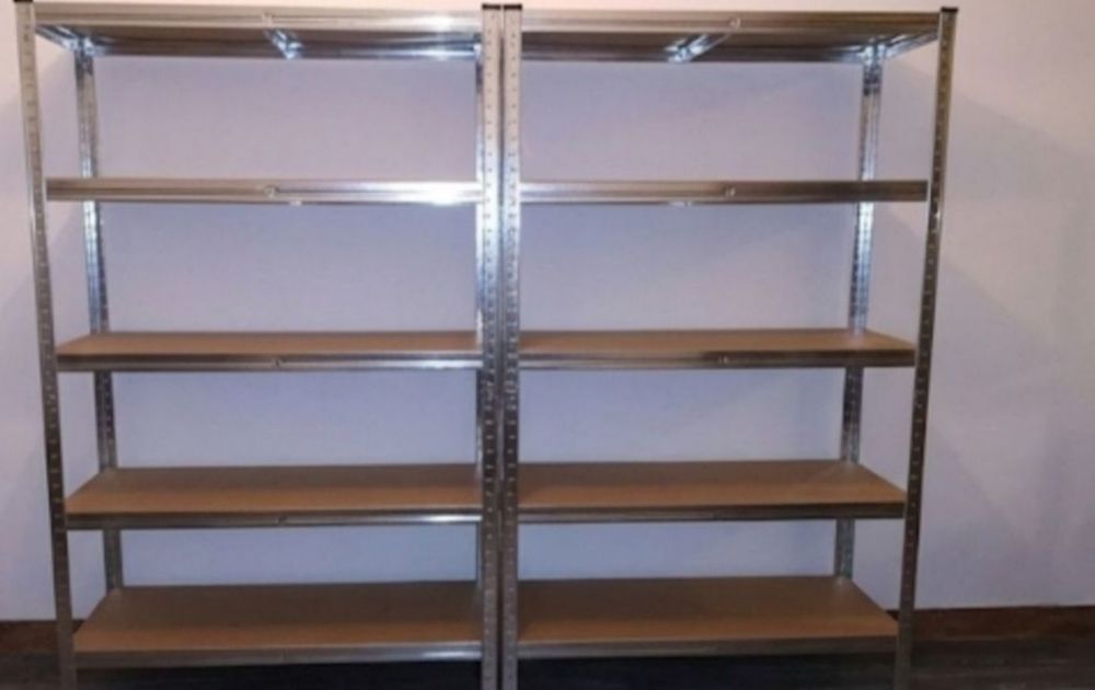 2szt Regał Metalowy Magazynowy do Garażu Piwnicy 180x90x40 10 PÓŁEK