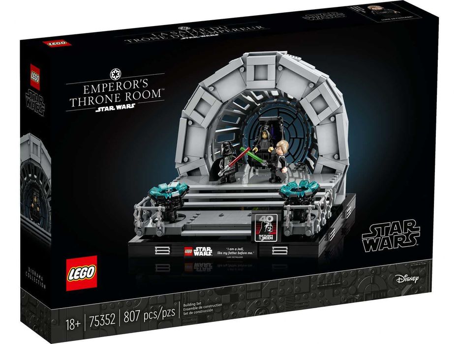 LEGO® 75352 Star Wars™ Diorama Sala Trono do Imperador [Novo][Selado]