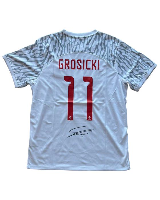Kamil Grosicki koszulka reprezentacji Polski z autografem + certyfikat