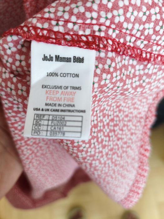 Bawełniana czerwona bluzka ciążowa r. 40 (L)