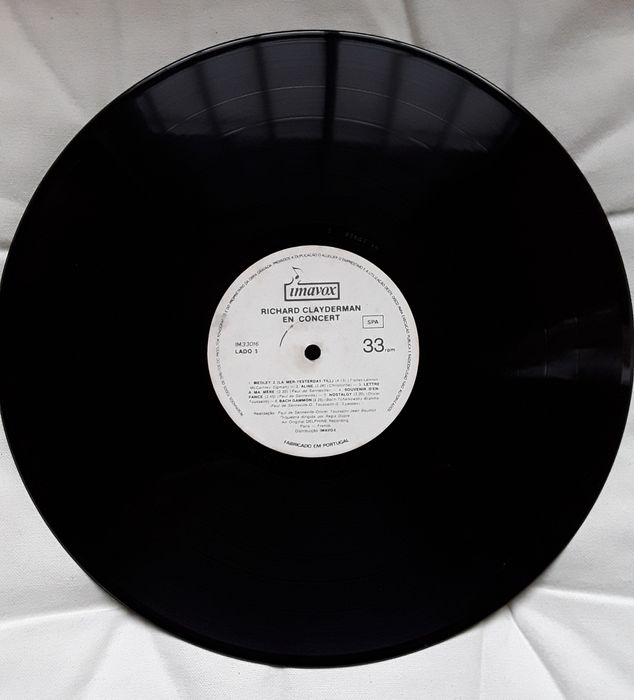 Vinil duplo LP de Richard Clayderman en concert, Coup de Coeur