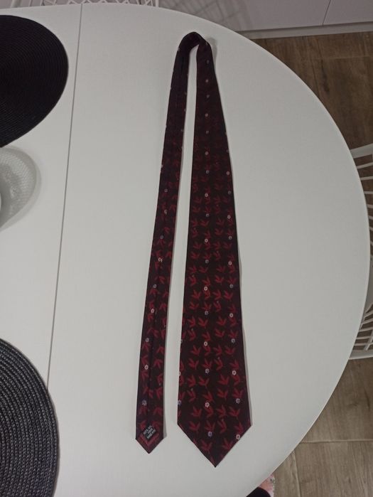 Krawat męski . Marki Graf Longina. 100 % Micro Fiber. Hand Made.