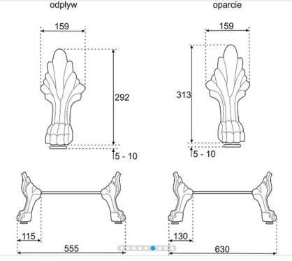 Аксессуары в ванную комнату, ножки для ванны, полотенцедержатели