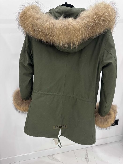 Kurtka Parka z Naturalnym Jenotem roz. S
