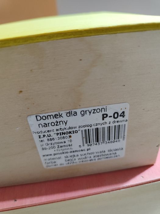 Domki i akcesoria dla chomika, myszki