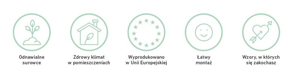 Promocja! Wycofanie produktu! Ekologiczne panele ścienne ecowall Hafty