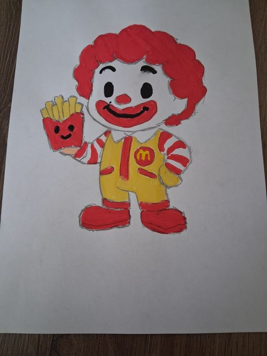 Rysunek ronal mc donalds
