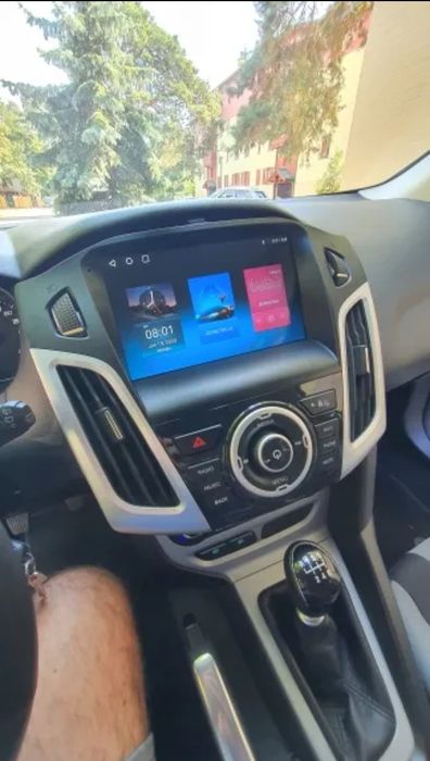 Rádio Android 14 com GPS Ford Focus MK3 (Novo)