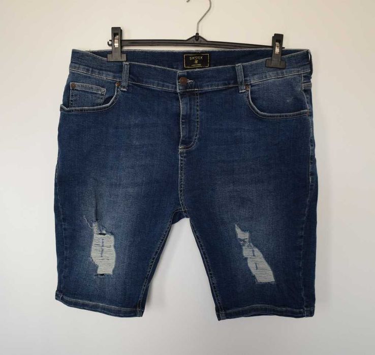 Siksilk szorty spodenki jeansowe dziury xxl