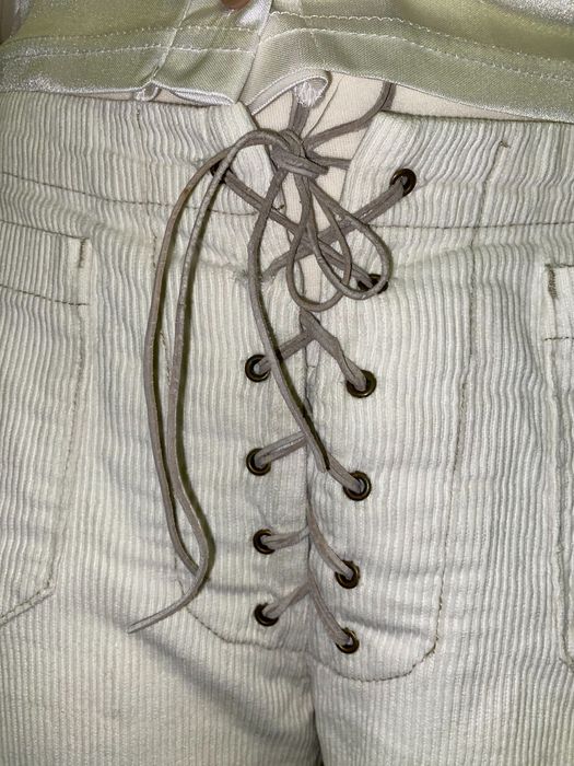 Rybaczki sztruksowe Fishbone S mankament