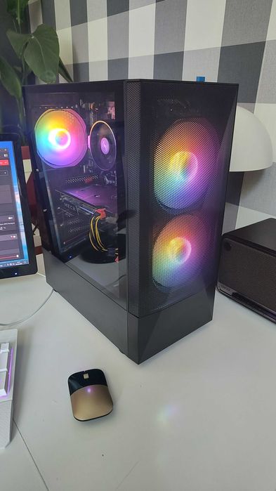 Gaming komputer do Gier CS2 Minecraft Roblox Fortnite Apex CoD Rx6600