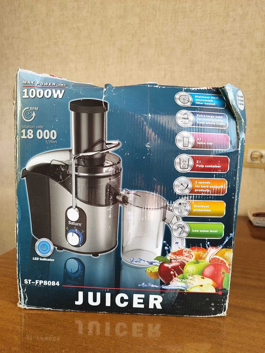 Соковыжималка SATURN ST-FP 8084, б/у