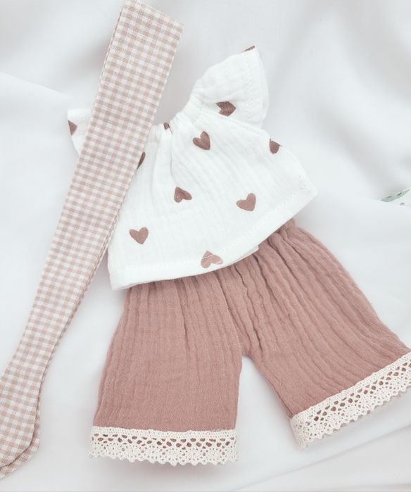 Zestaw ubranek dla lalki Myszki Uszyte Uszate