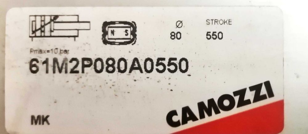 Пневмоциліндр Camozzi 61M2Р080А0550