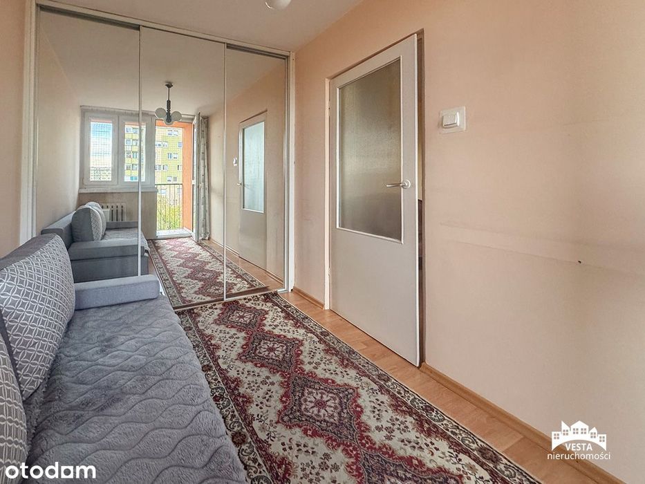 2 pokoje 36,22 m² | Do remontu | Balkon, winda | Łódź Górna