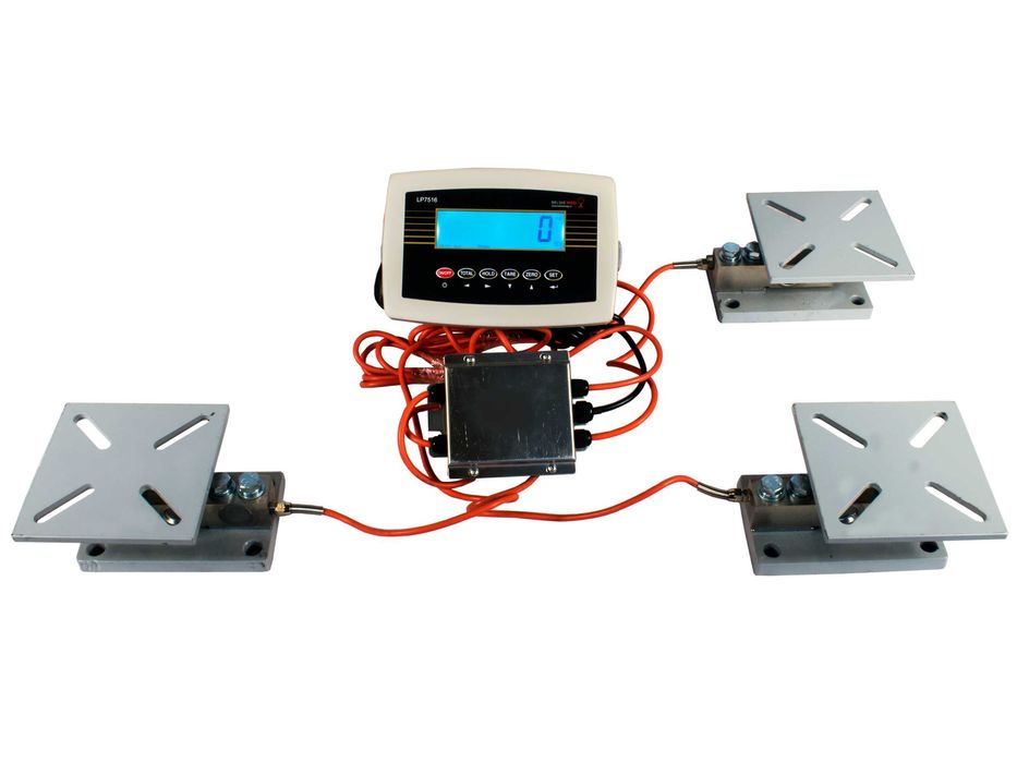 Rolnicza Waga pod mieszalnik pasz zbiornik 3 4 Stopki Łapy LCD